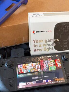 Steam Deck OLED 512GB + 1TB SD Card + Dock + Accessories